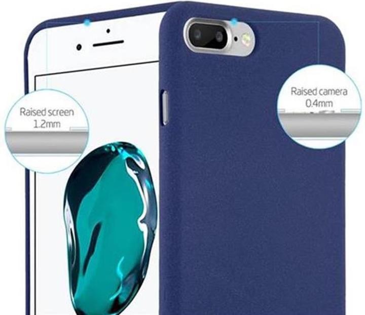 Image du produit Cadorabo Couverture TPU givrée (Apple iPhone 7 Plus, Apple iPhone 7s Plus, Apple iPhone 8 Plus)