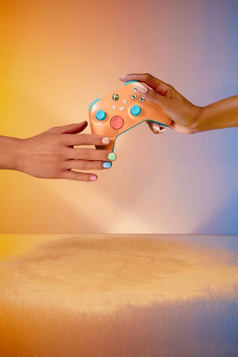 Produktbild Microsoft Xbox Wireless Controller - Sunkissed Vibes OPI (Special Edition) (Xbox Series X, Xbox Series S, Xbox One X, Xbox One S, PC)