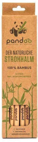 Produktbild Pandoo Strohhalm Bambus+Bürste 12er (1 x)