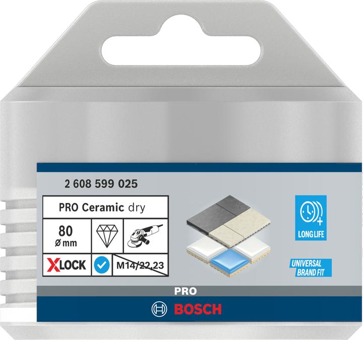 Actual product image Bosch Professional Zubehör PRO Core Cutter dry X-Lock, 80 x 35 mm (80 millimetres)