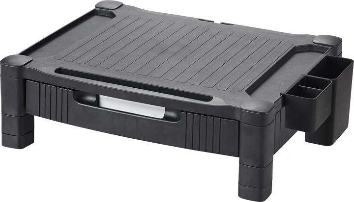Image du produit Q-Connect Support d'écran, 43,4x33,6cm, réglable en hauteur, noir