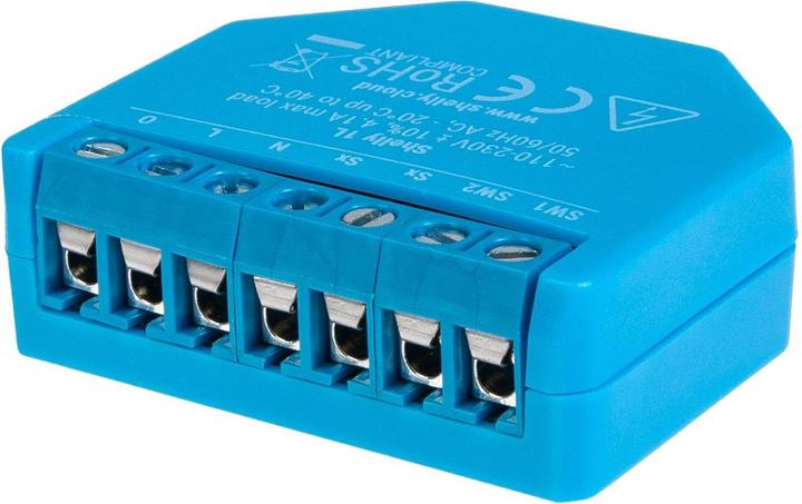 Actual product image Shelly WLAN switch actuator 1L WiFi relay