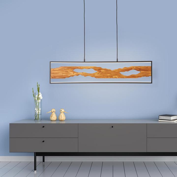 Immagine prodotto Brilliant Chaumont LED Luce a sospensione 100cm nero/legno (2300 lm)