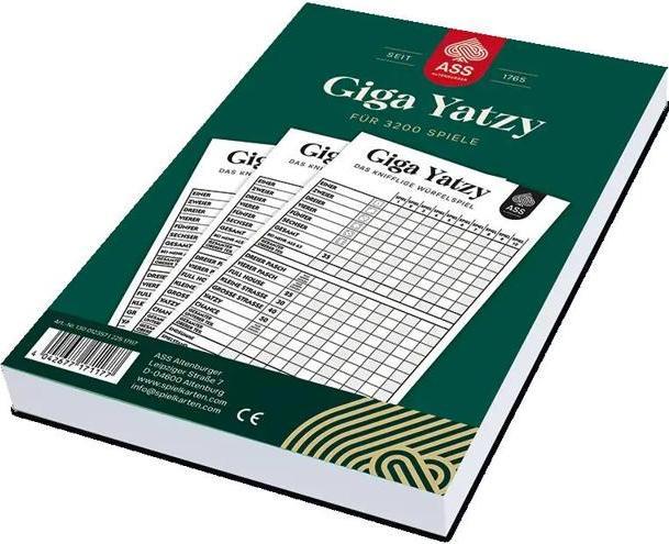 Actual product image ASS Altenburg 22517117 - Giga Yahtzee Pad (German)
