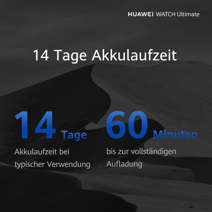 Produktbild Huawei Watch Ultimate Voyage Blue (48.50 mm, nur WLAN)