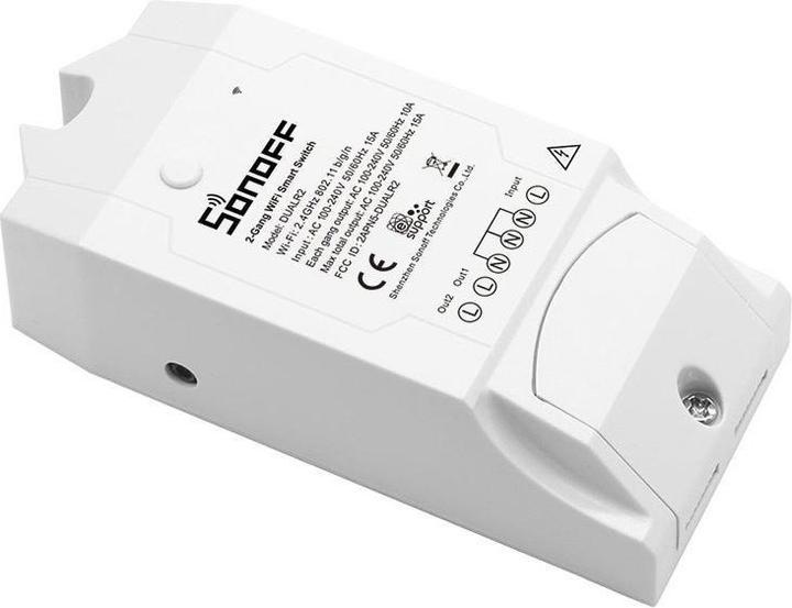 Produktbild Sonoff Dual Verkabelt & Kabellos (Schaltaktor)