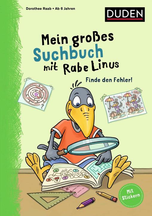 Produktbild Mein grosses Suchbuch mit Rabe Linus (Deutsch, Sigrid Leberer, Dorothee Raab, 2024)