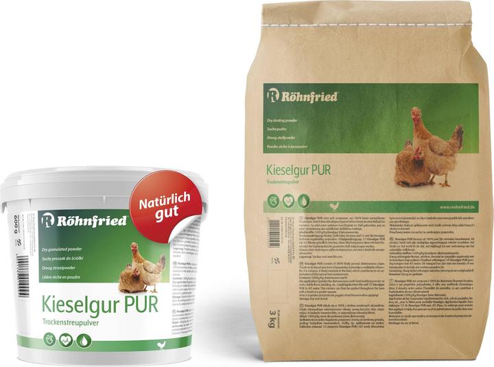 Actual product image Röhnfried Diatomaceous earth PUR (3 kg, Bedding)