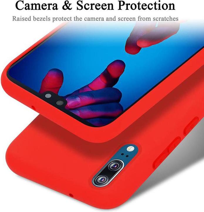 Actual product image Cadorabo TPU Liquid Silicone Case Cover (Cubot P20)