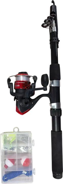 Immagine prodotto Game on fishing Starterset Deluxe in borsa portaoggetti (Telescopio, Set da pesca, 28 cm)