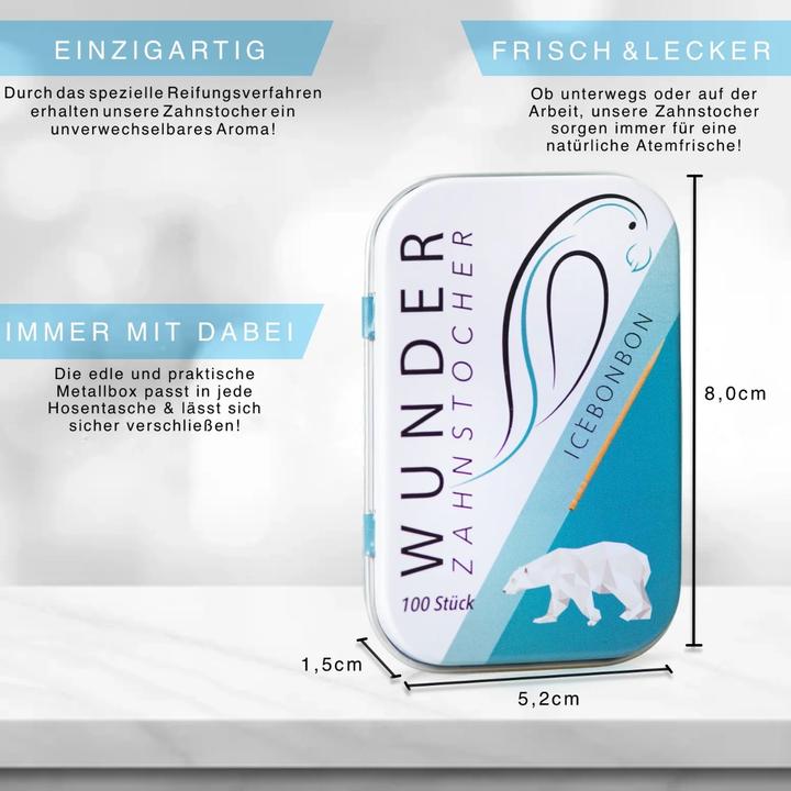 Produktbild Wunder Zahnstocher Zahnstocher mit Geschmack (1 x)