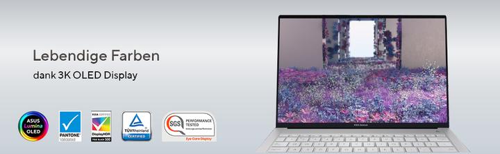 Produktbild ASUS Zenbook S 14 (14", Intel Core Ultra 7 256V, 16.38 GB, 1000 GB, DE)