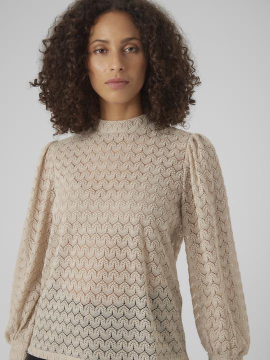 Immagine prodotto Vero Moda Vmbecca Ls High Neck Lace Top Jrs Noos (XS)