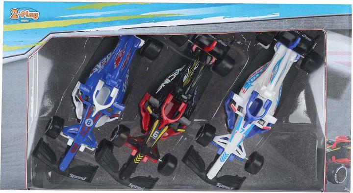 2-Play 2- Play Formel-Rennwagen 12,5 cm, 3 Stück.