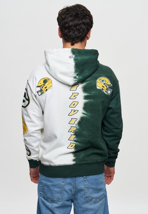 Immagine prodotto Recovered Felpa con cappuccio in pile Re:covered - INK DYE Green Bay Packers - L (L)