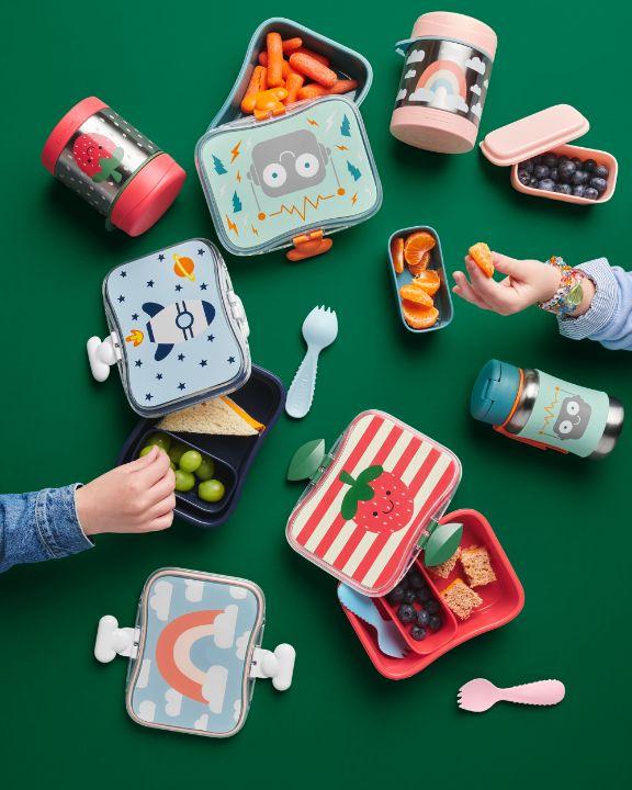 Actual product image Skiphop Spark Style Lunch Set Rocket