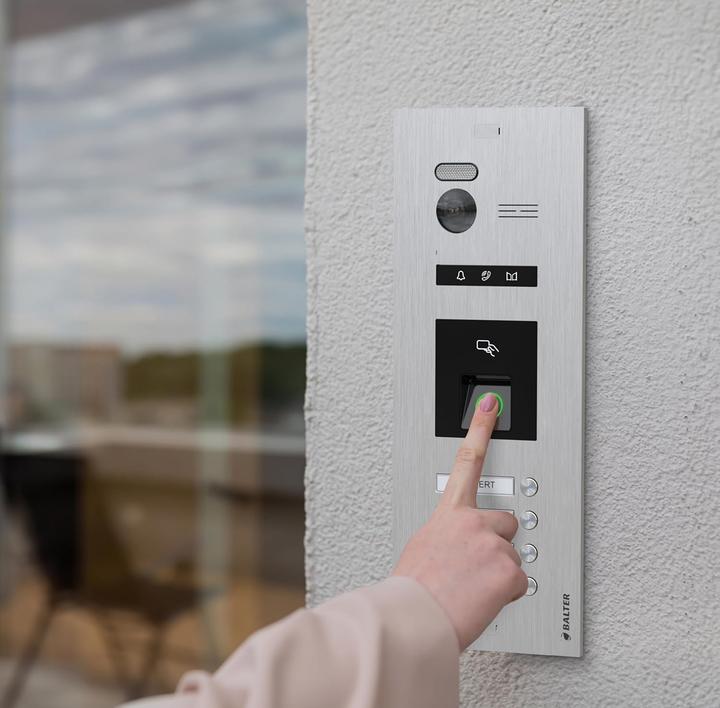 Actual product image Balter Video-Türsprechanlage mit Fingerprint