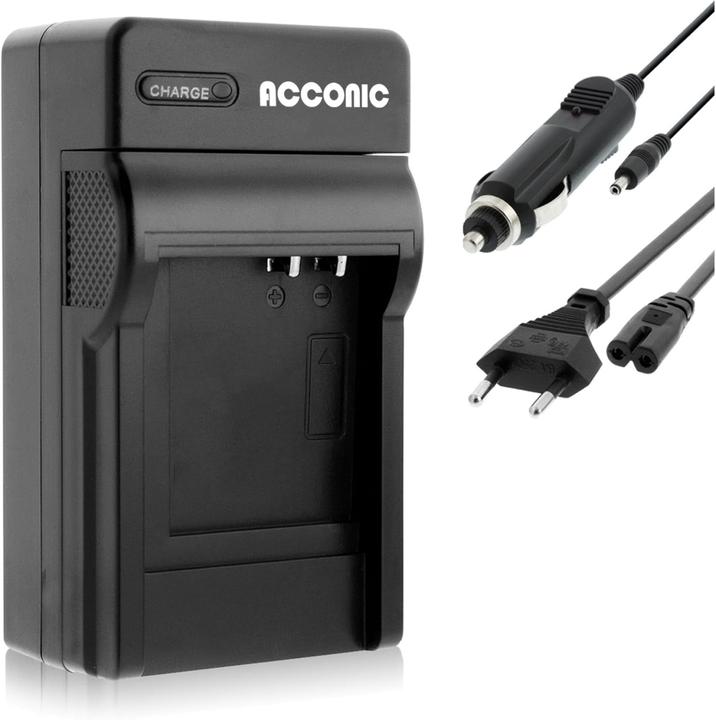 Immagine prodotto Acconic Caricatore 2 in 1 per Panasonic DMW-BLE9E BHL7E Lumix DMCGF3 DMC-GF3 DMCGF3CK (1 pz., Batteria + Caricabatterie)