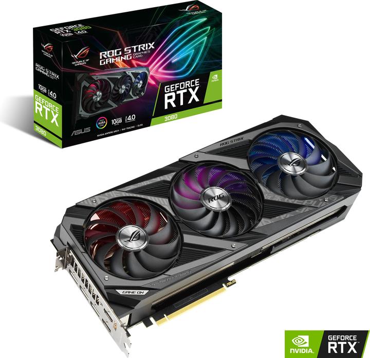 Produktbild ASUS GeForce ROG STRIX RTX 3080 10G Gaming (10 GB)