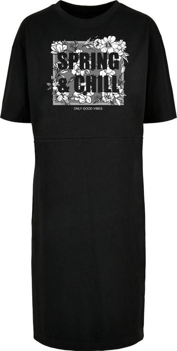 Actual product image Merchcode Ladies Spring And Chill Oversized Slit Tee Dress - 118973 (4XL)