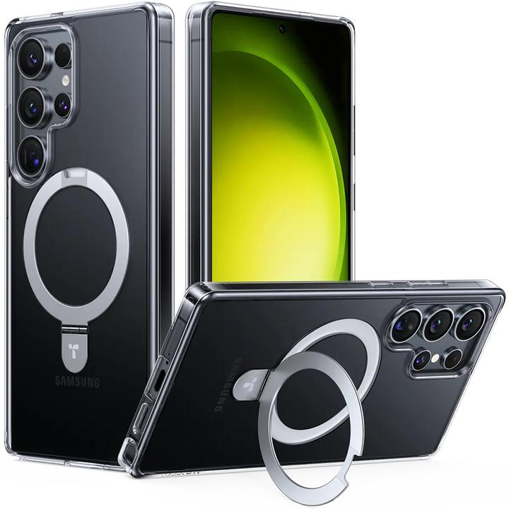 Torras - Ostand Series - Samsung Galaxy S25 Ultra - Clear (Samsung Galaxy S25 Ultra)