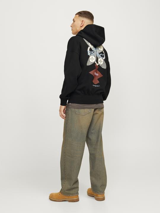 Actual product image Jack & Jones Jornoho Back Graphic Sweat Hood (M)