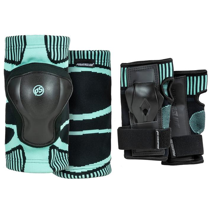 Immagine prodotto Powerslide Onesie Donna Doppio Set (Taglia unica, Protezioni per i polsi, Esemplare unico)