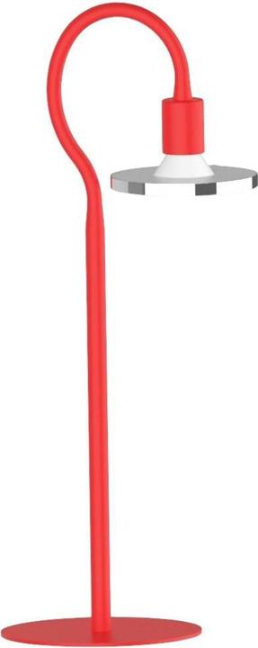 Image du produit LightMe Simplessa LM85680 Lampe de bureau LED GU10 6 W rouge, chrome (420 lm, GU10)