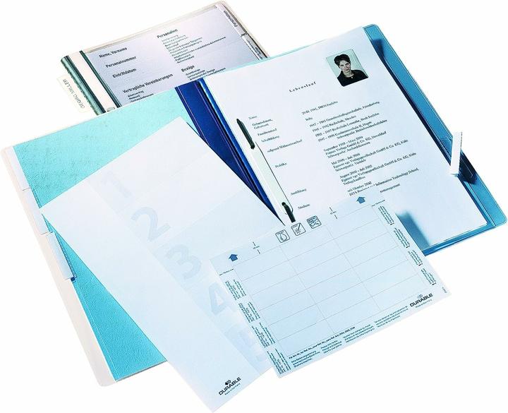 Produktbild Durable 5 Personalhefter Kunststoff blau 4 x kaufmännische Heftung (A4, 1 x)