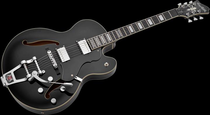 Actual product image Hagstrom Electric Guitar, Tremar HJ500, Black (Electric guitar)