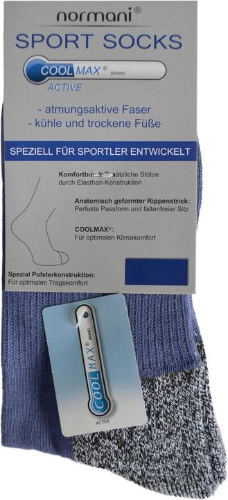 Image du produit Normani 2 paires de chaussettes fonctionnelles de trekking Coolmax (lot de 2, 35 - 38)