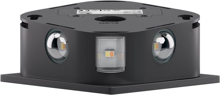 Actual product image Goobay Rhombus LED solar wall light, black (30 lm, IP44)