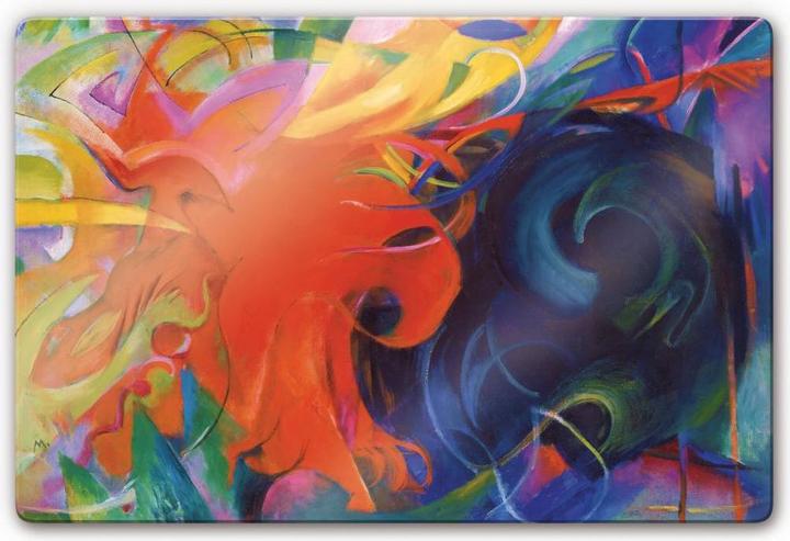 Produktbild Trenddeko Marc - Kämpfende Formen (60 x 40 cm)