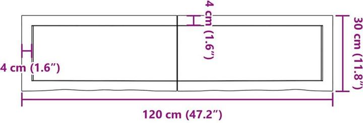 Produktbild VidaXL Emerald (120 x 30 x 6 cm)