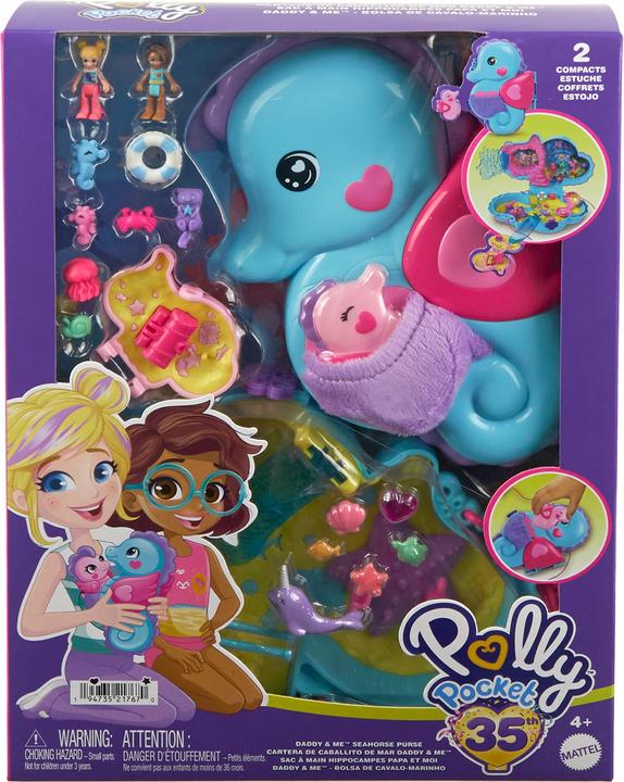 Produktbild Polly Pocket Daddy and Me Seepferdchenschatulle