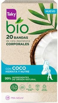 Taky Bio Coco Depilatory Body Wax Strips - 20 Units