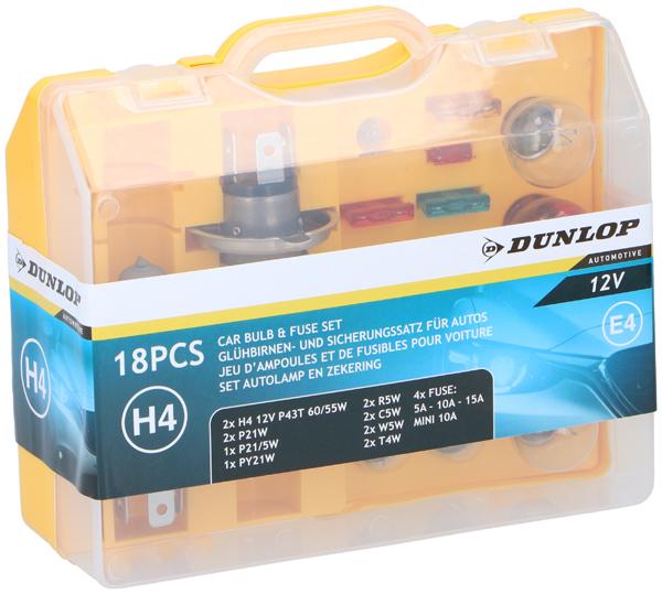Dunlop Car lamp set (P21V, T4W, C5W, R5W, P21/5W, H4, W5W)