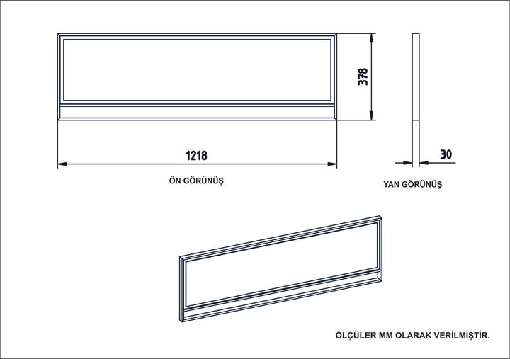 Actual product image Hanah Home Roberto (122 x 38 x 3 cm)