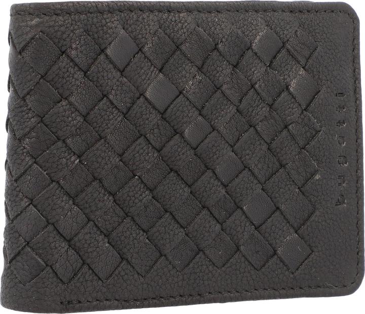 Bugatti Woven Geldbörse Leder 11 cm