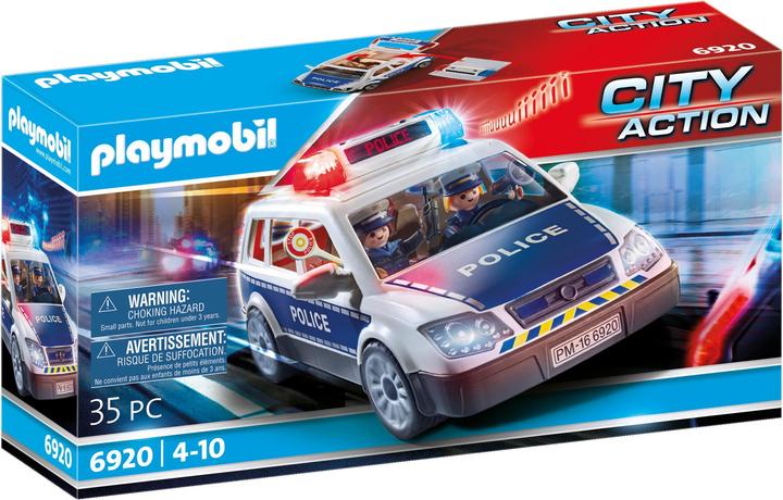 Immagine prodotto Playmobil Auto di pattuglia della polizia (6920, Playmobil Città d'azione)