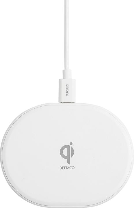 Actual product image Deltaco Bevielis kroviklis,, USB-C, Qi, baltas QI-1039 / 1902335 (10 W)