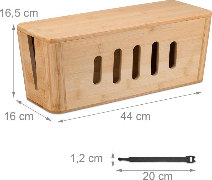 Produktbild Relaxdays Kabelbox
