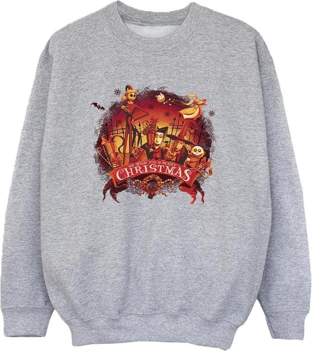 Disney The Nightmare Before Christmas Scary Christmas Sweatshirt Jungen