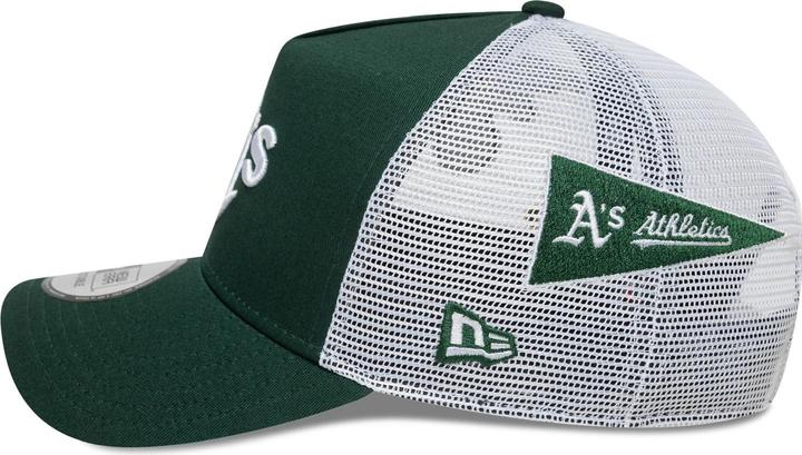 Actual product image New Era A-Frame Trucker Cap - Multi Patch Oakland Athletics (One size)