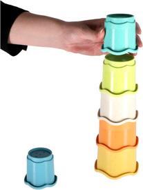 Image du produit Jipy Gobelets empilables bioplastique