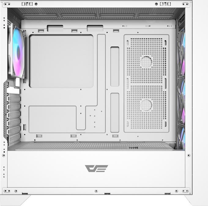 Actual product image Darkflash Tech Darkflash DRX90 Glass computer case (white) (ITX, ATX)
