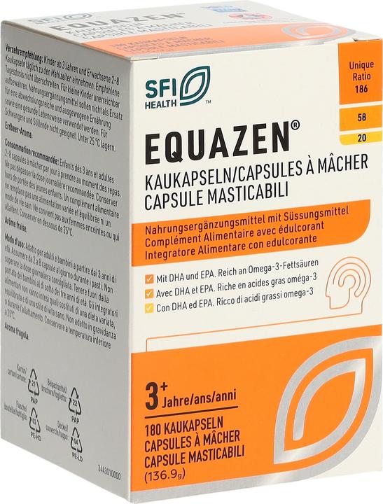 Equazen IQ Equazen Kaukapseln/Capsules à mâcher/Capsule masticabili Ds 180 Stk (180 Stück, Tabletten, 190 g)