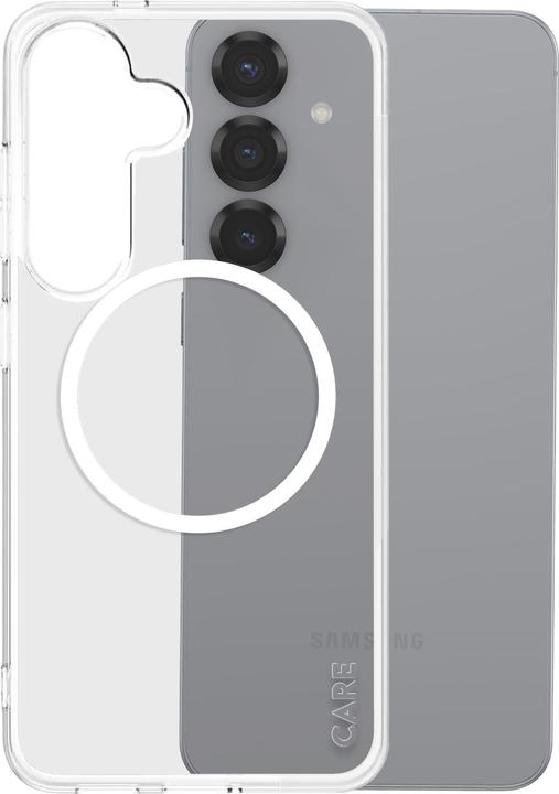 Produktbild PanzerGlass CARE by ® Flagship Case Transparent Urban Combat m. Weiss Qi Compatible Samsung Galaxy S (Samsung Galaxy S25)