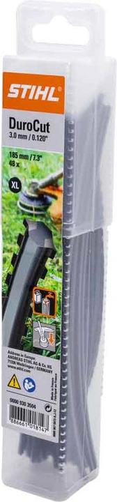 Actual product image Stihl 9303504 Thread pieces XL serrated 185mm x 3mm (Weed whacker, Trimmer line + line spool)