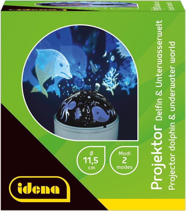 Image du produit Idena Projecteur LED Dauphin Monde sous-marin 11,5x11,5x13cm